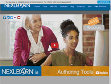 Tablet Screenshot of nexlearn.com